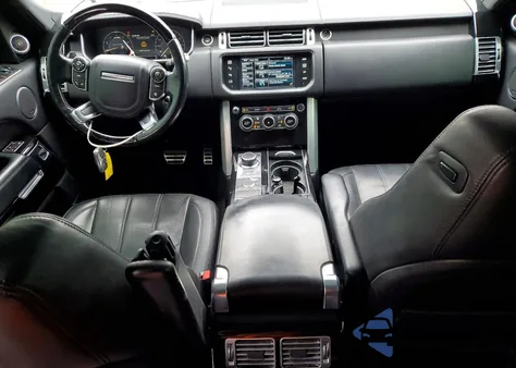 2015 Land Rover Range Rover Supercharged из США, поврежденный, VIN SALGS2TF0FA207634